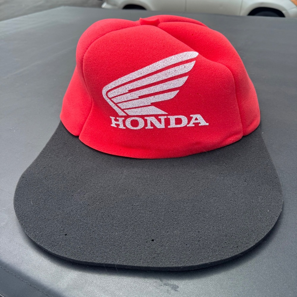 Honda‎ Ride Red Oversized Foam Hat Giant Novelty Racing Motocross promo item